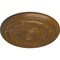 Ekena Millwork Devon Ceiling Medallion (Fits Canopies up to 3 5/8"), 15 3/4"OD x 1 1/2"P, Smokey Topaz Crackle CM15DESTC - alternate 3